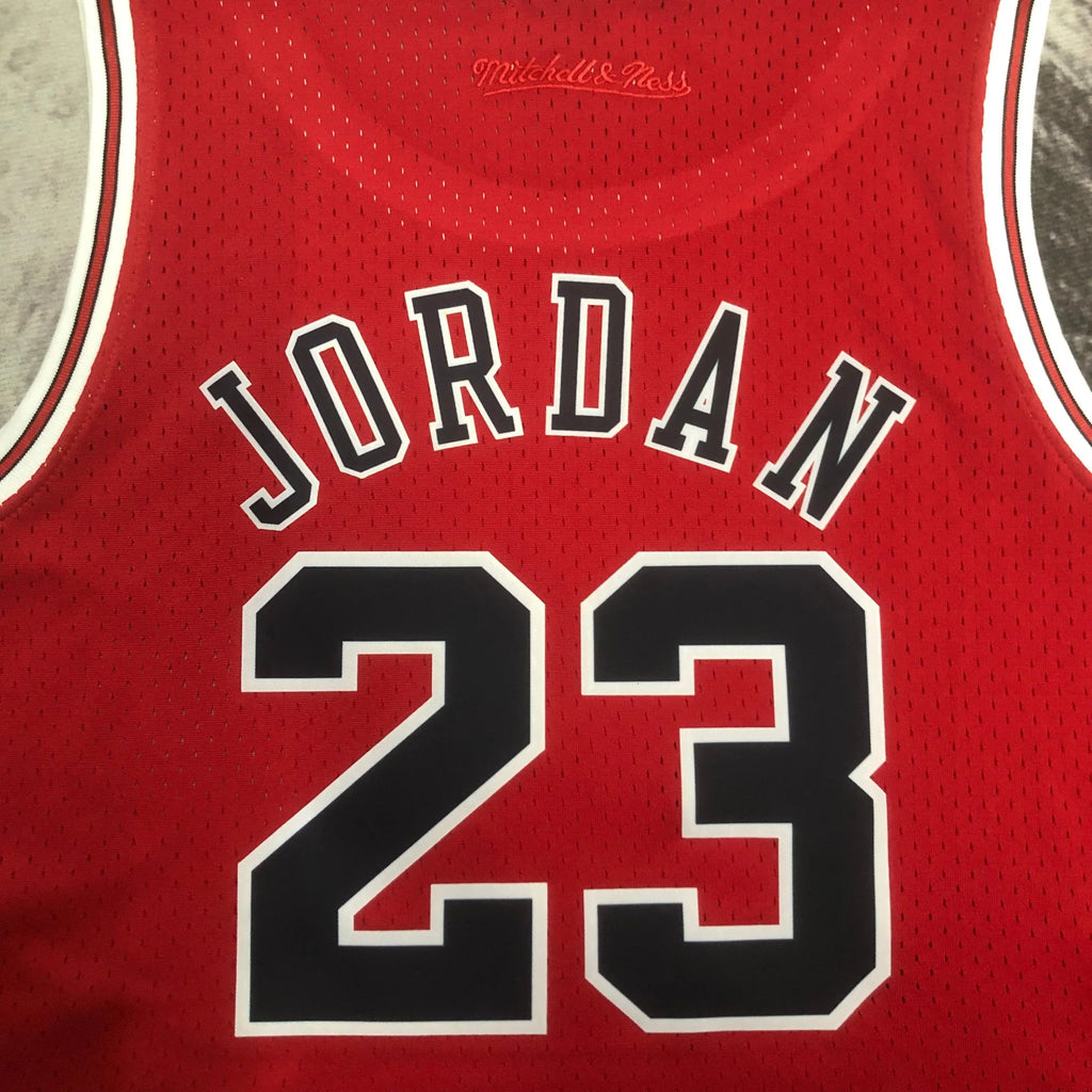 Jersey Cropped Michael Jordan Chicago Bulls Mitchell & Ness Hardwood Classics