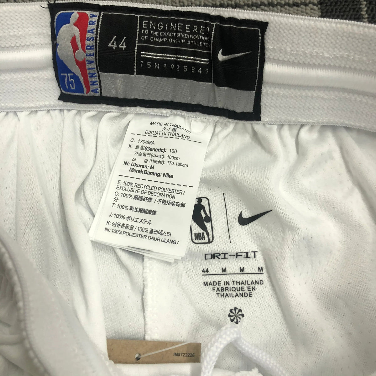 Shorts Brooklyn Nets Association Edition Diamond 75th