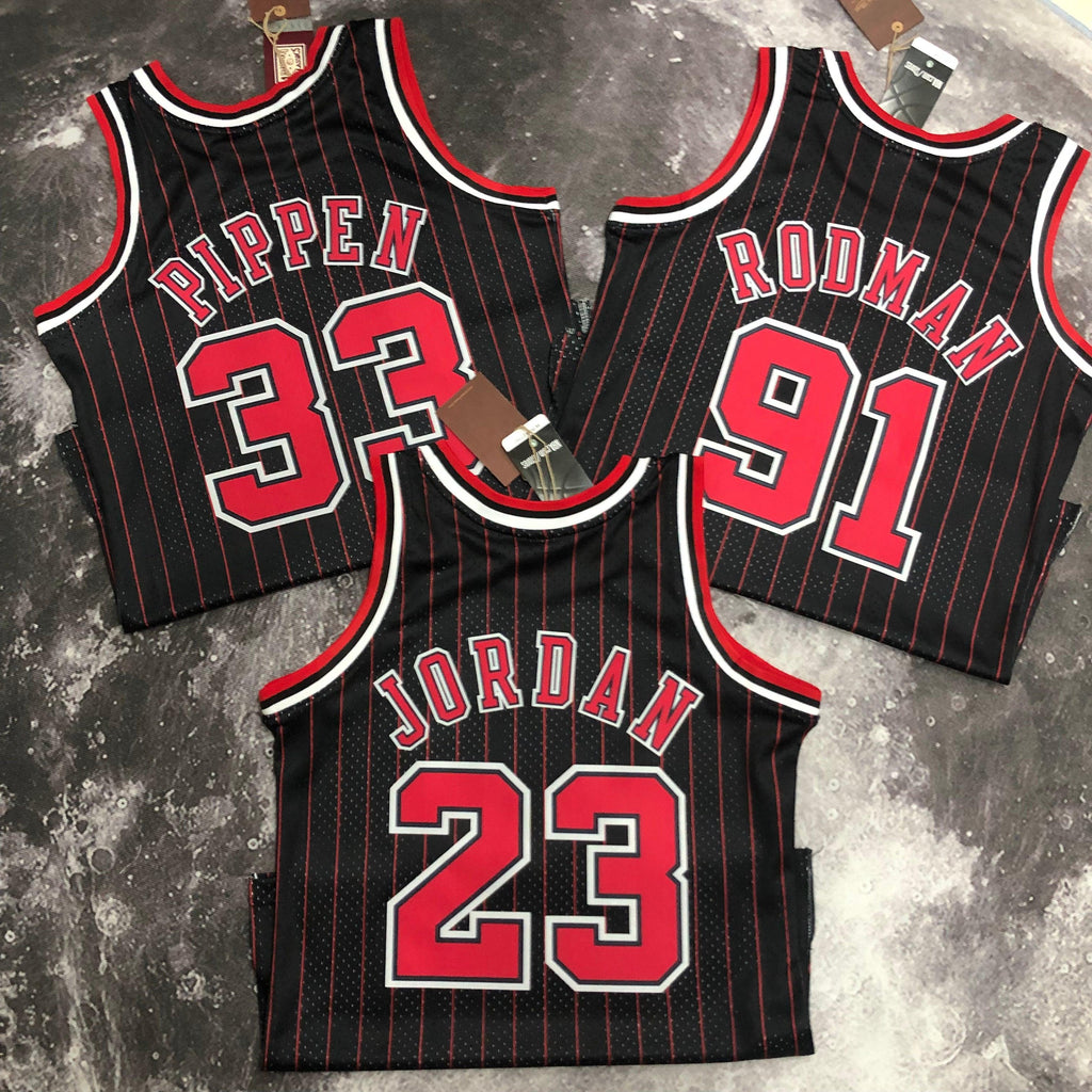 Jersey Swingman Chicago Bulls Mitchell & Ness Hardwood Classics 1995/96 Black/Red