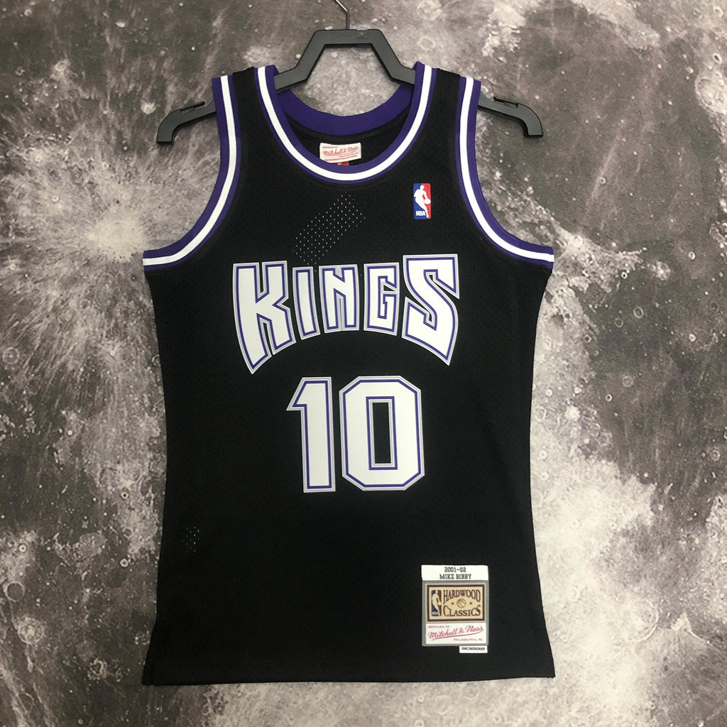 Jersey Swingman Sacramento Kings Mitchell & Ness Hardwood Classics 2001/02 Black