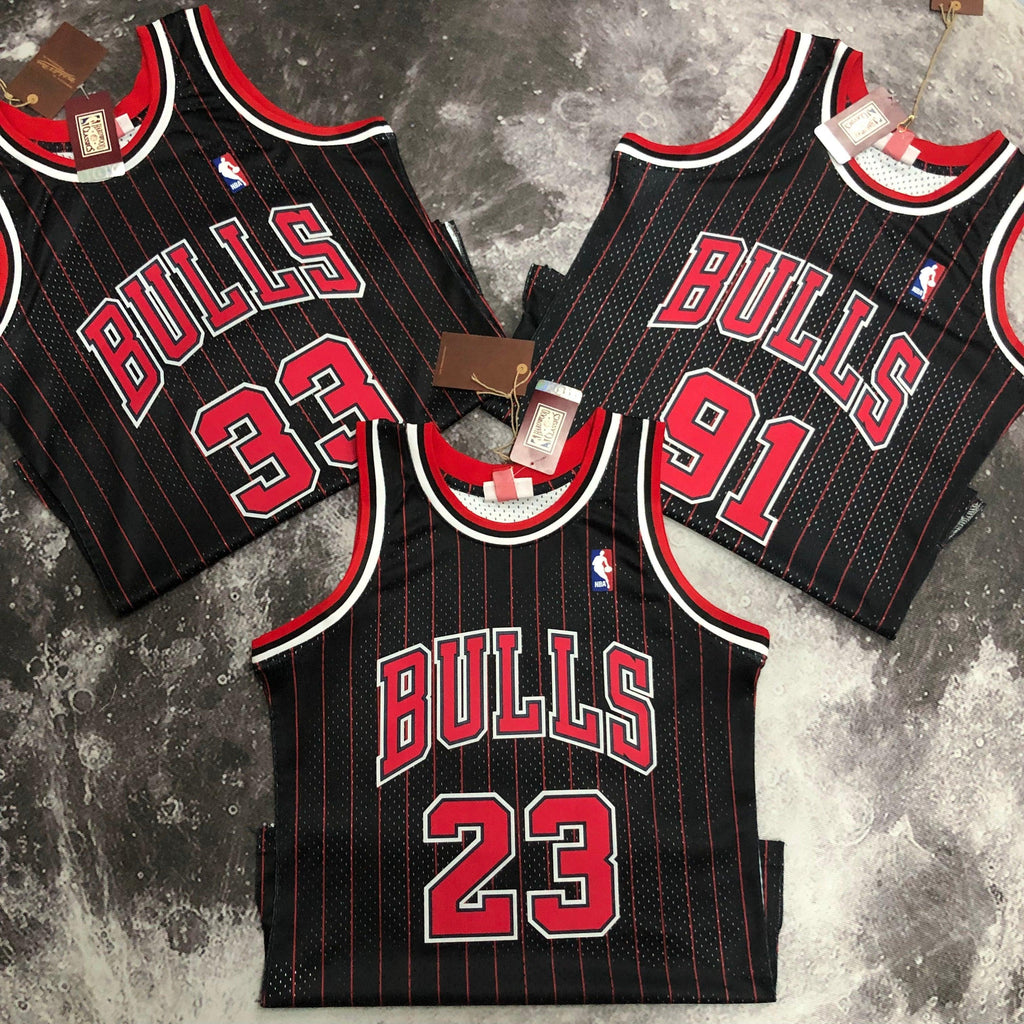 Jersey Swingman Chicago Bulls Mitchell & Ness Hardwood Classics 1995/96 Black/Red