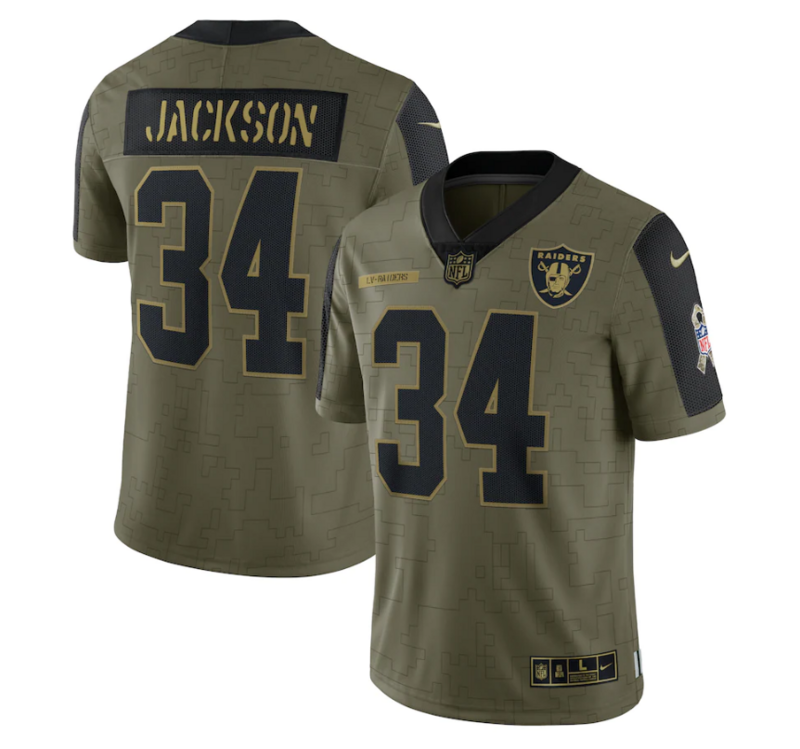 NFL Las Vegas Raiders Vapor Limited Jersey Salute To Service 2021