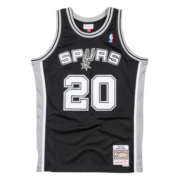 Jersey Swingman San Antonio Spurs Mitchell & Ness Hardwood Classics 2002/03
