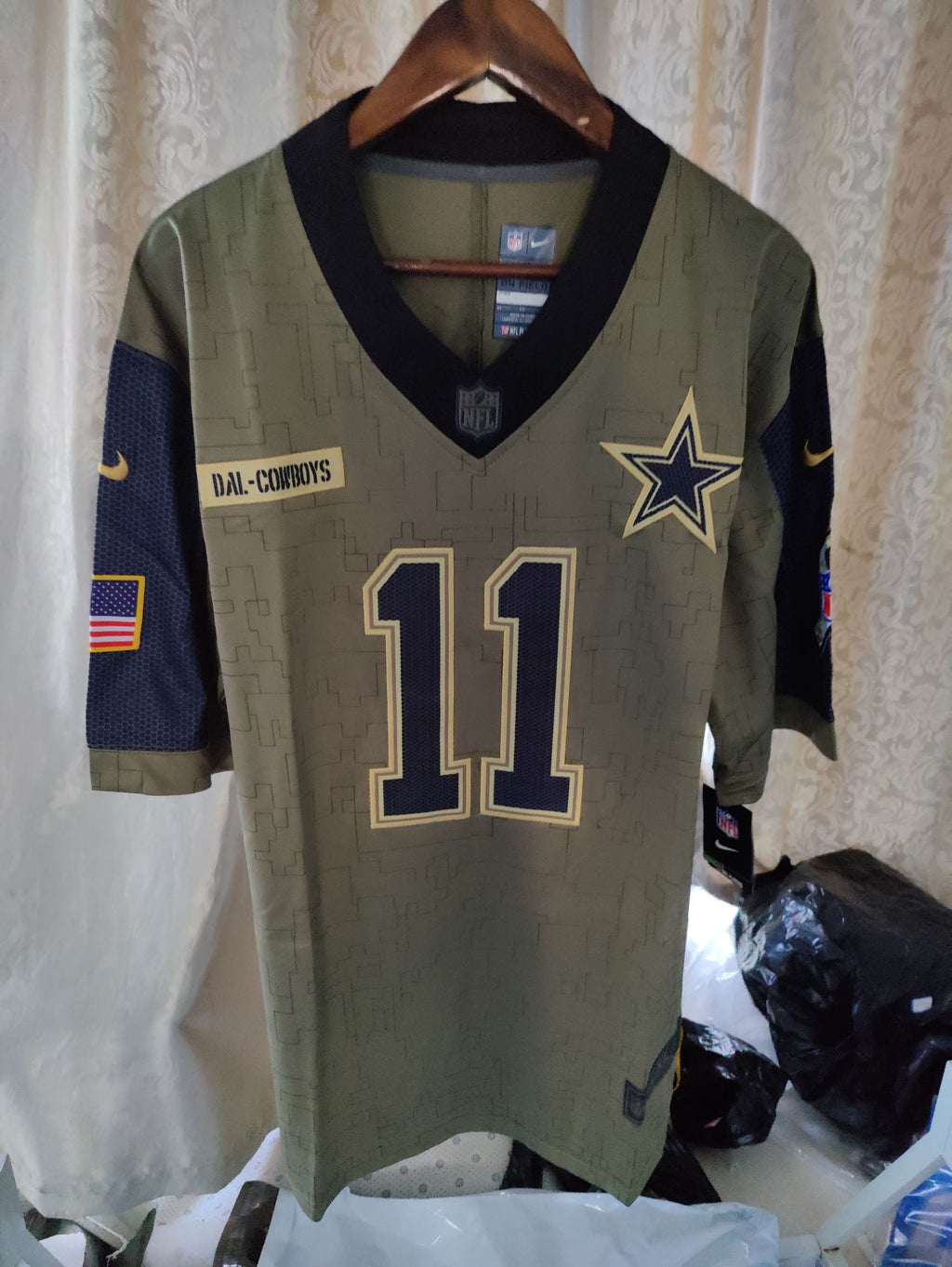 Jersey NFL Dallas Cowboys Salute To Service Vapor Limited 2021