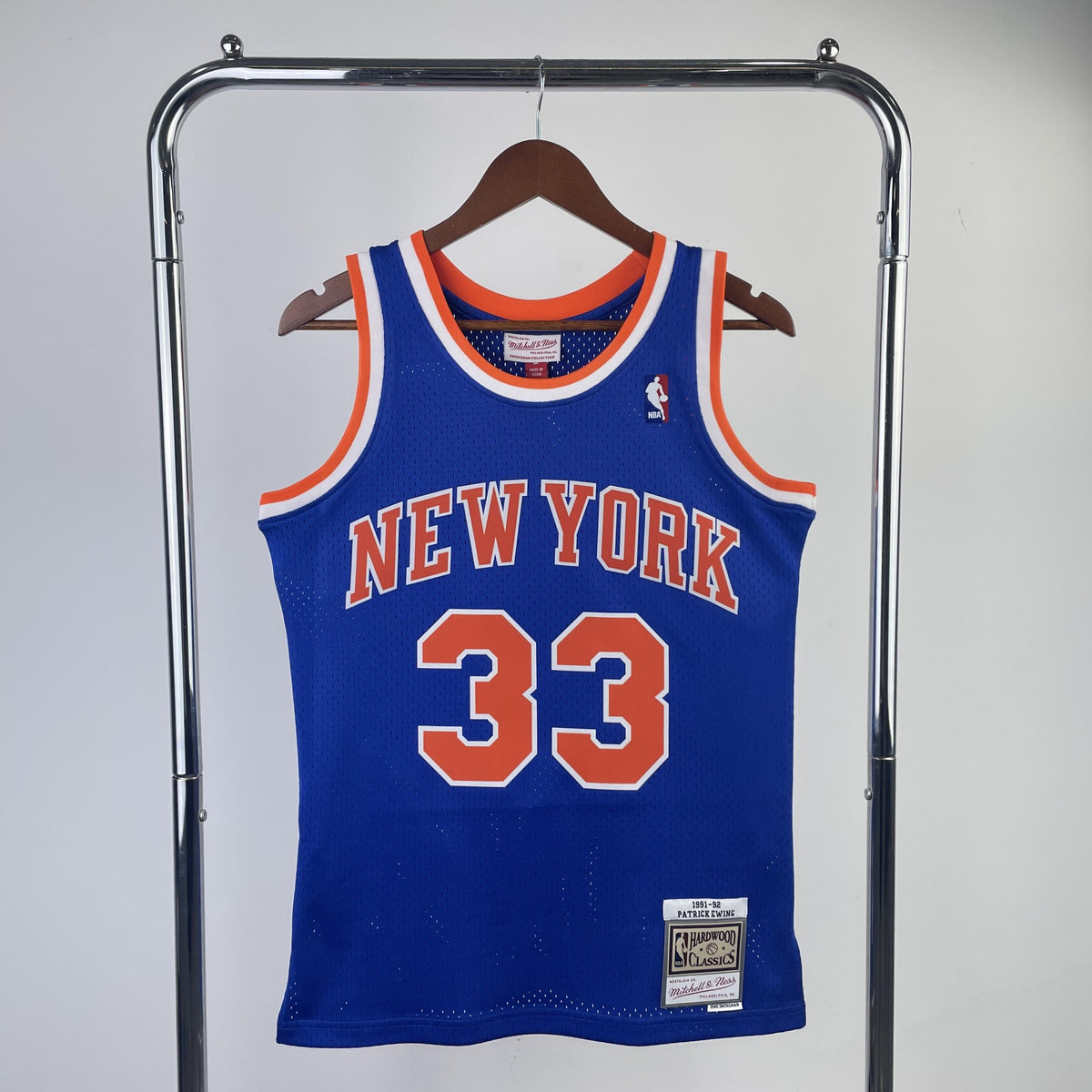 Jersey Swingman New York Knicks Mitchell & Ness Hardwood Classics 1991/92 Blue