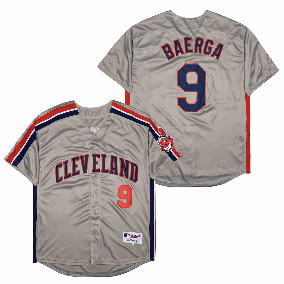 Jersey Cleveland Indians Carlos Baerga Majestic Authentic