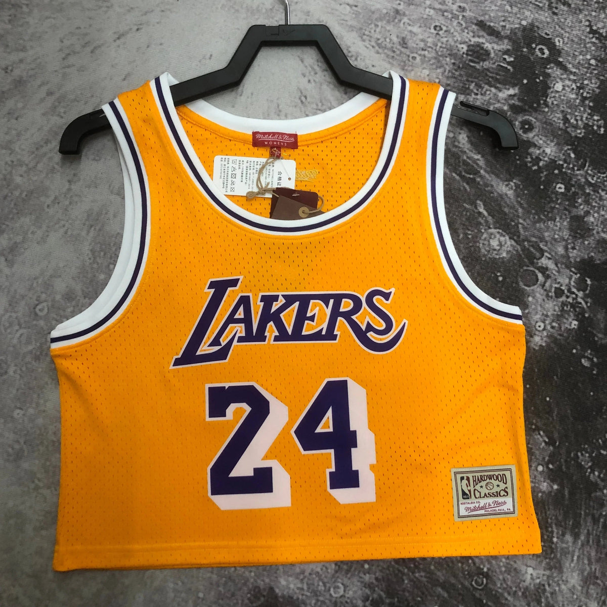 Jersey Cropped Kobe Bryant Lakers Mitchell & Ness Hardwood Classics