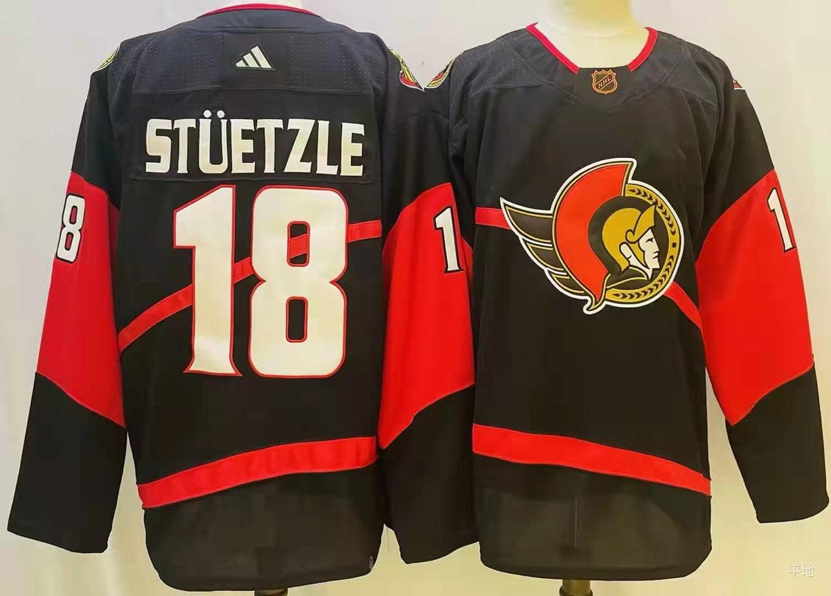NHL Ottawa Senators Reverse Retro 2.0 Jersey Black