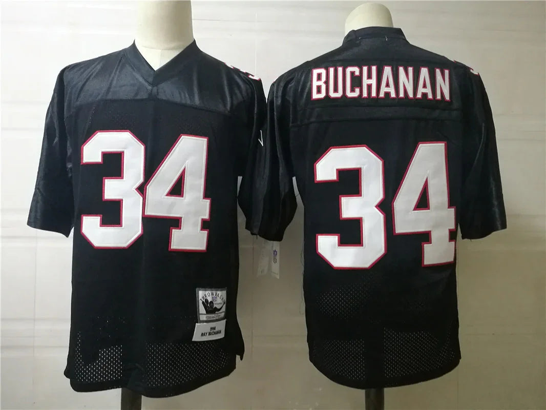 Jersey Atlanta Falcons Mitchell & Ness Throwback Black