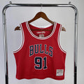 Jersey Cropped Rodman Chicago Bulls Mitchell & Ness Hardwood Classics