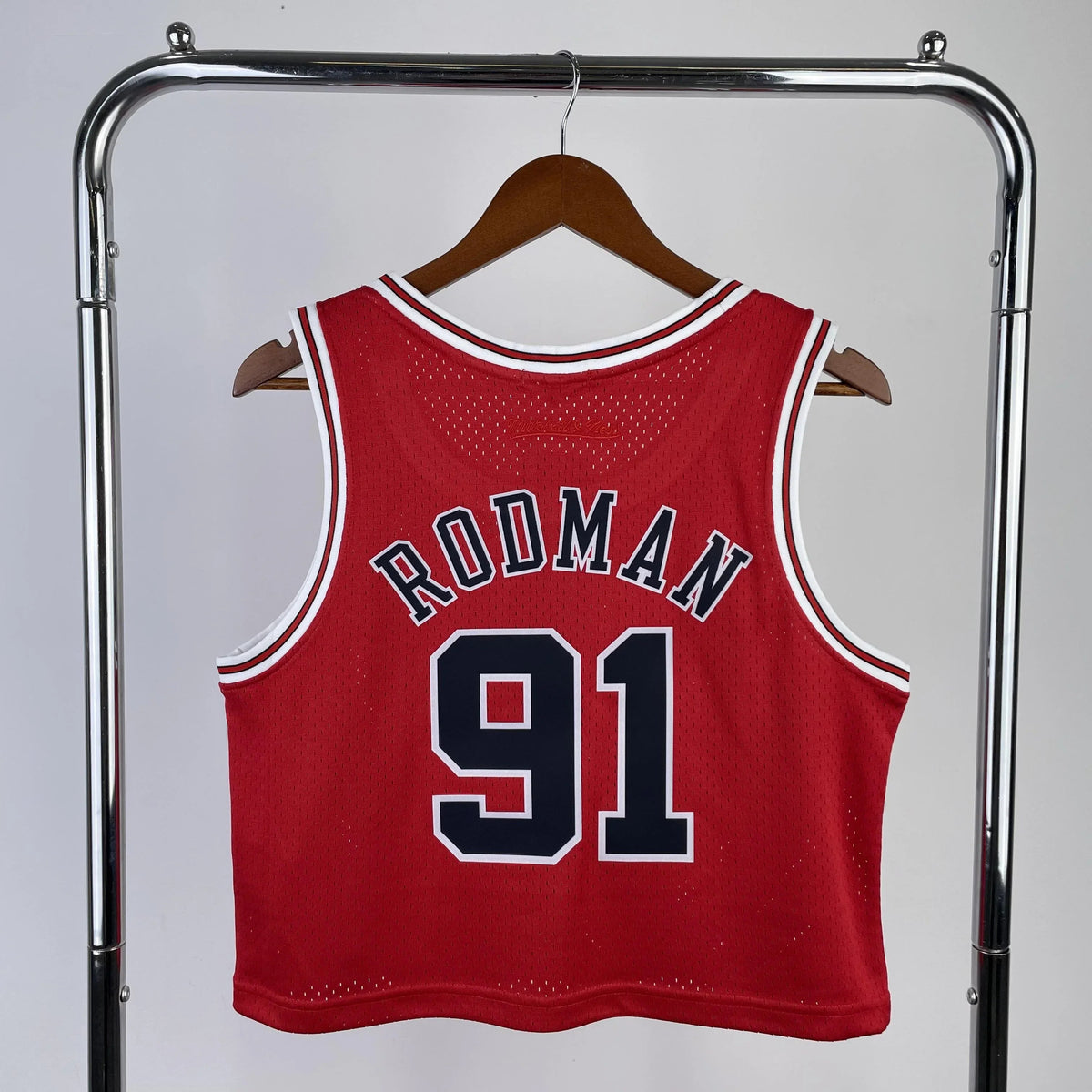 Jersey Cropped Rodman Chicago Bulls Mitchell & Ness Hardwood Classics