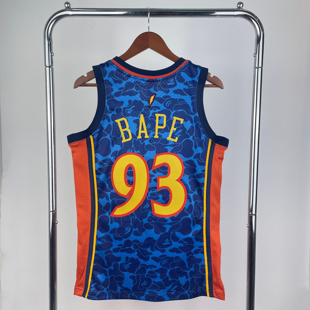 Jersey Swingman BAPE X Golden State Warriors Mitchell & Ness Hardwood Classics 2009/10