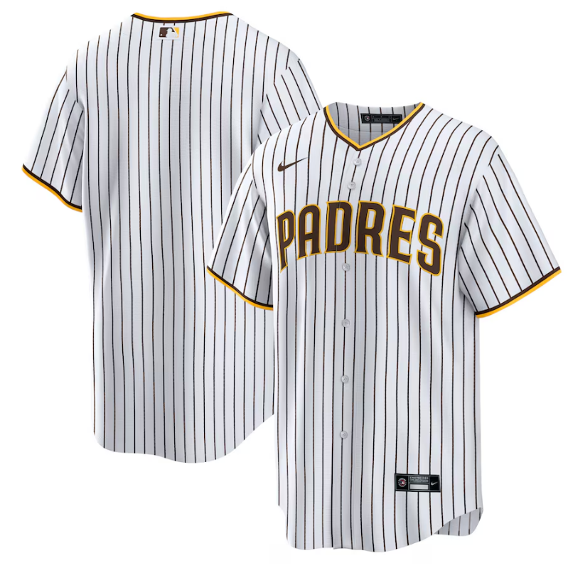 Jersey San Diego Padres White Fan Silkada