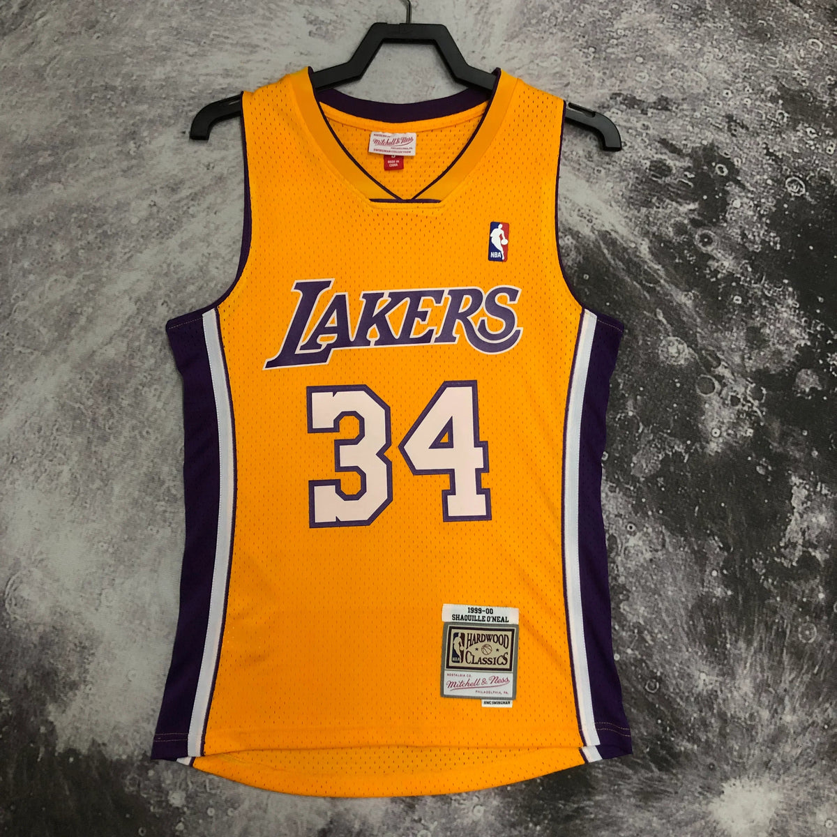 Jersey Swingman Los Angeles Lakers Mitchell & Ness Yellow Hardwood Classics 1999/00