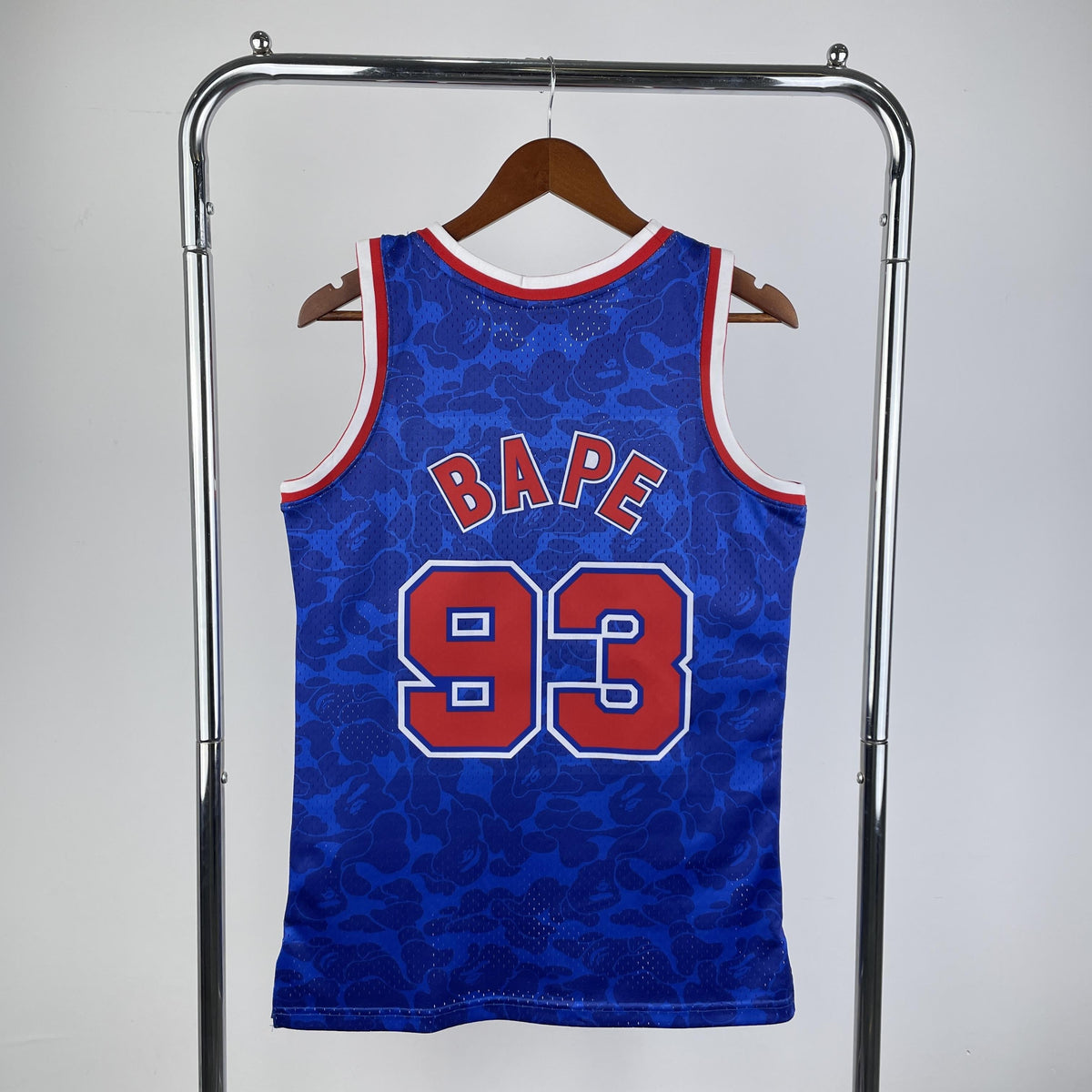 Jersey Swingman BAPE X Brooklyn Nets Mitchell & Ness Hardwood Classics 1983