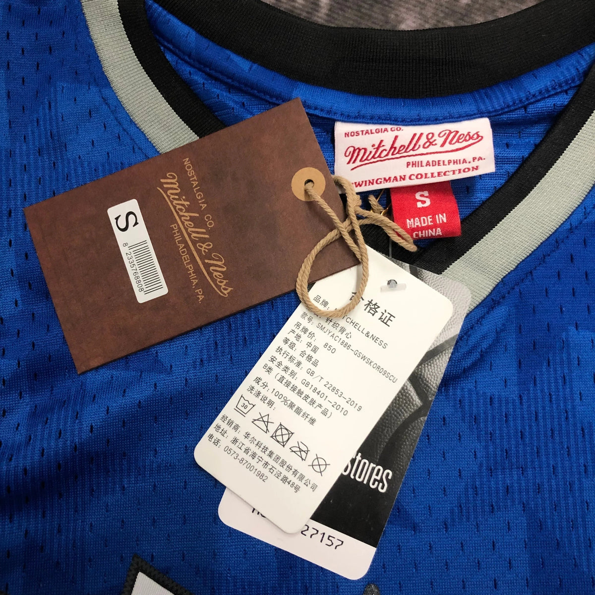 Jersey Swingman Orlando Magic Mitchell & Ness Hardwood Classics 2000/01 Blue