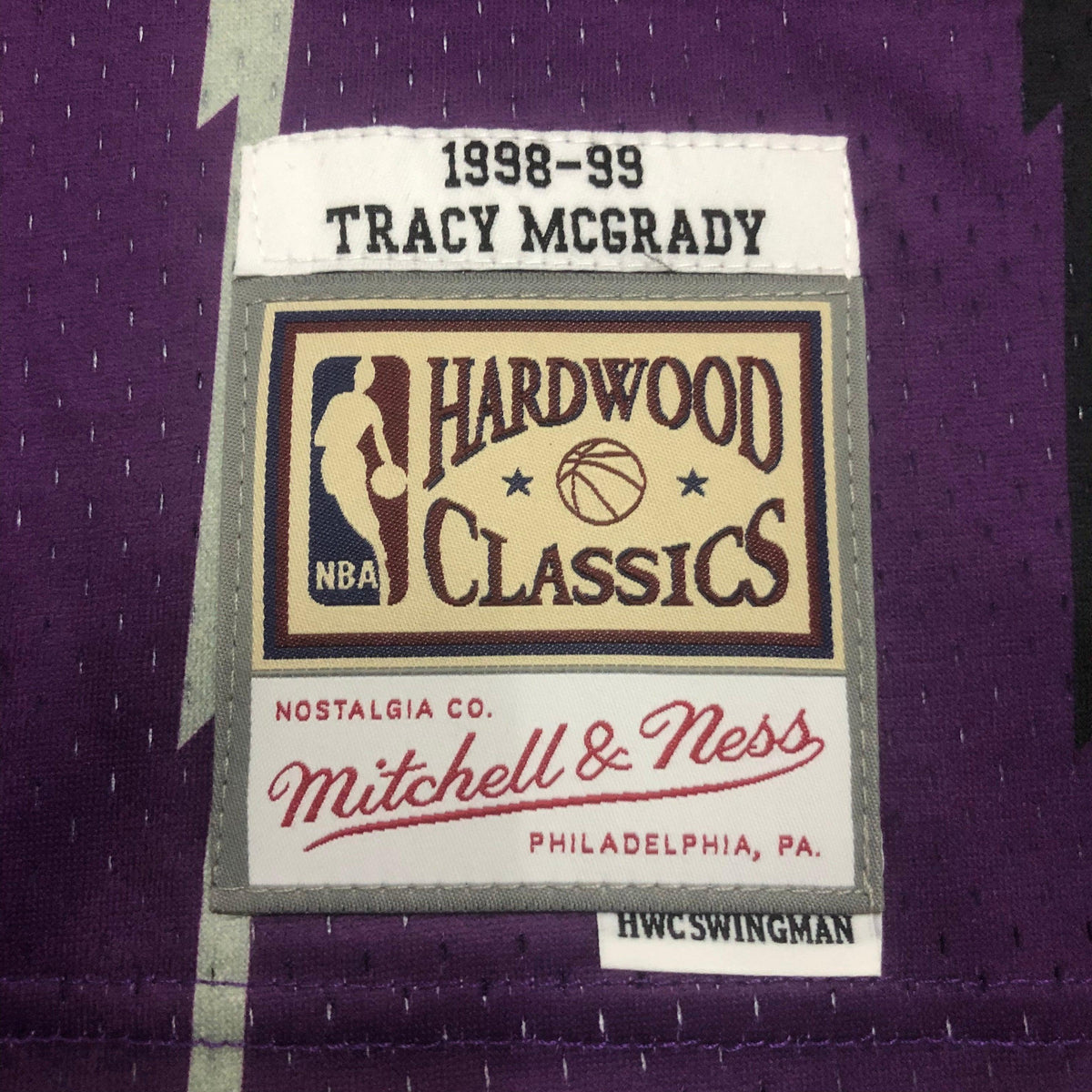 Jersey Swingman Toronto Raptors Mitchell & Ness Hardwood Classics 1998/99 Purple