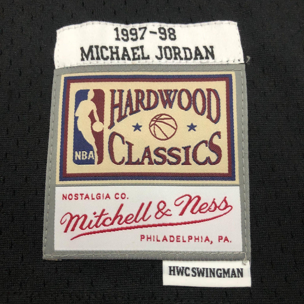 Jersey Swingman Chicago Bulls Mitchell & Ness Hardwood Classics 1997/98 Black