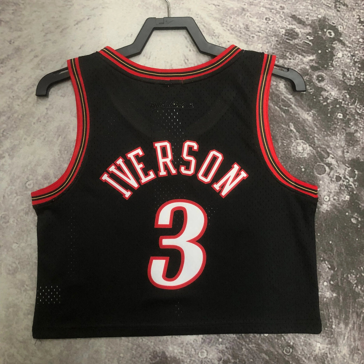 Jersey Cropped Allen Iverson Philladelphia 76ers Mitchell & Ness Hardwood Classics