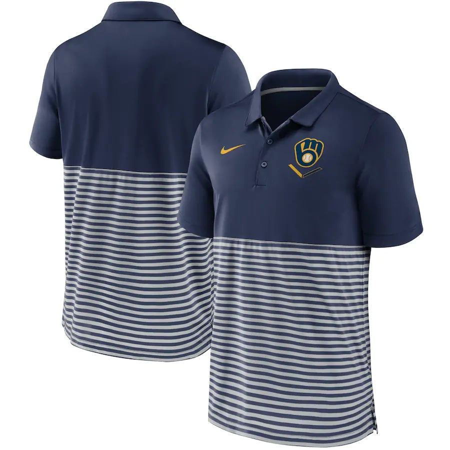 Jersey Polo Nike Milwaukee Brewers - Blue