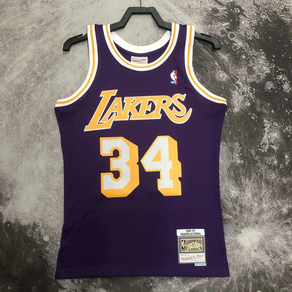 Jersey Swingman Los Angeles Lakers Mitchell & Ness Purple Hardwood Classics 1996/97