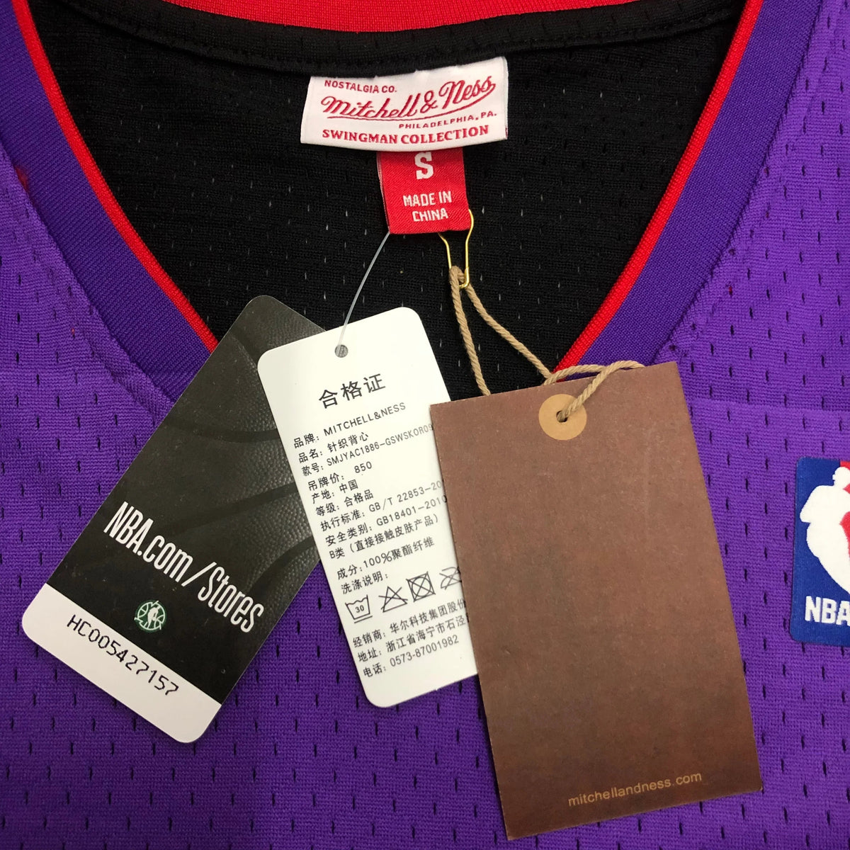 Jersey Swingman Toronto Raptors Mitchell & Ness Hardwood Classics 1999/00
