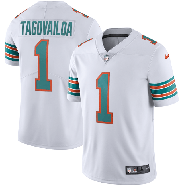 NFL Miami Dolphins Vapor Limited Jersey White Alternate