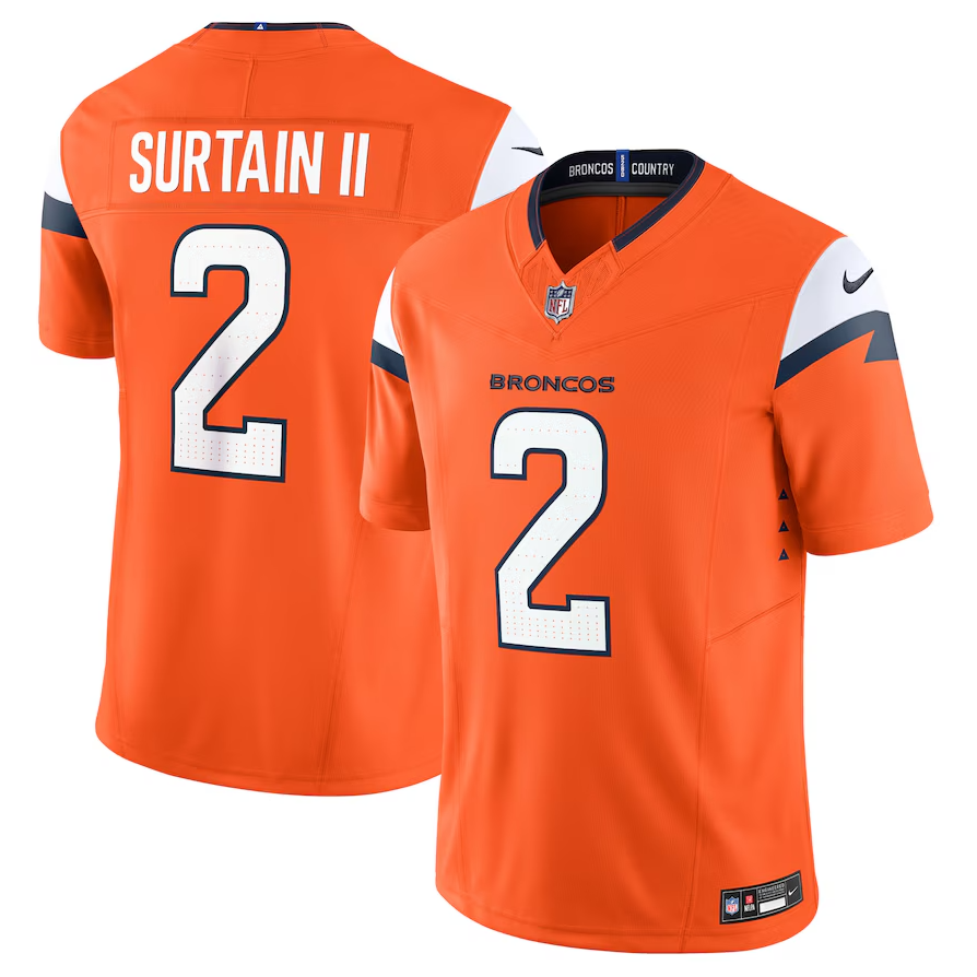 Jersey NFL Denver Broncos Vapor F.U.S.E. Limited Orange Mile High Collection