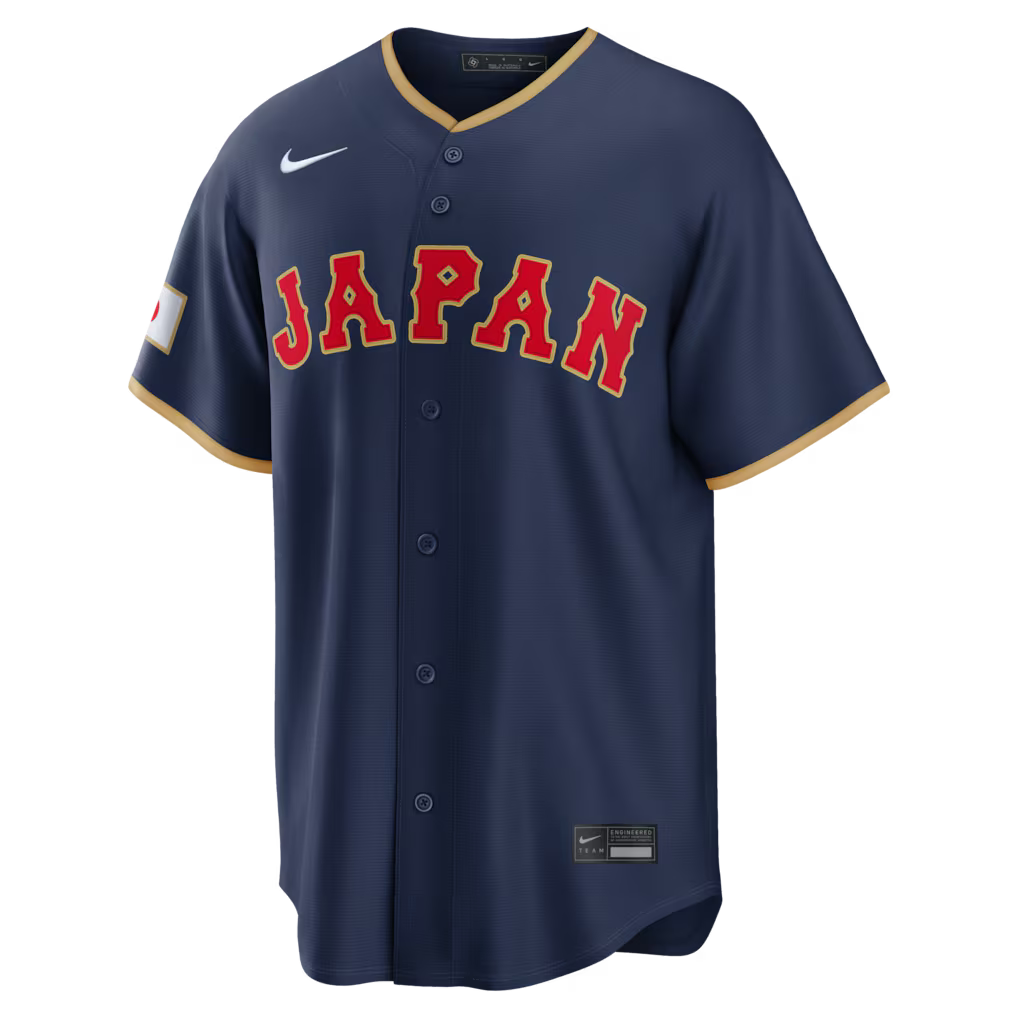 Jersey Beisebol Japan WBC 2026 Blue