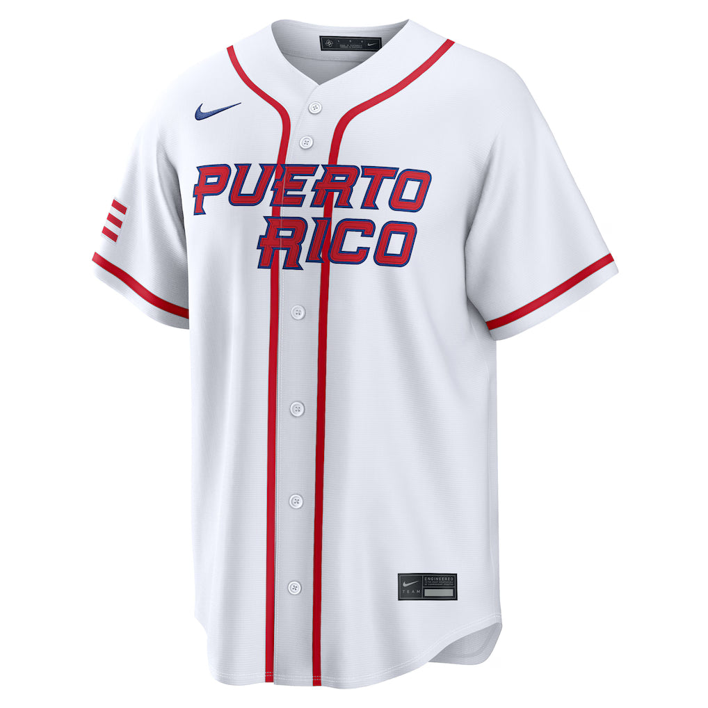 Jersey Beisebol Porto Rico WBC 2026 White