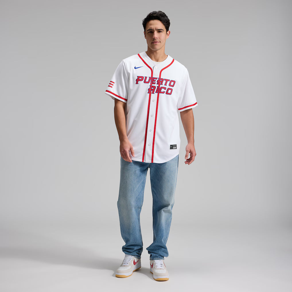 Jersey Beisebol Porto Rico WBC 2026 White