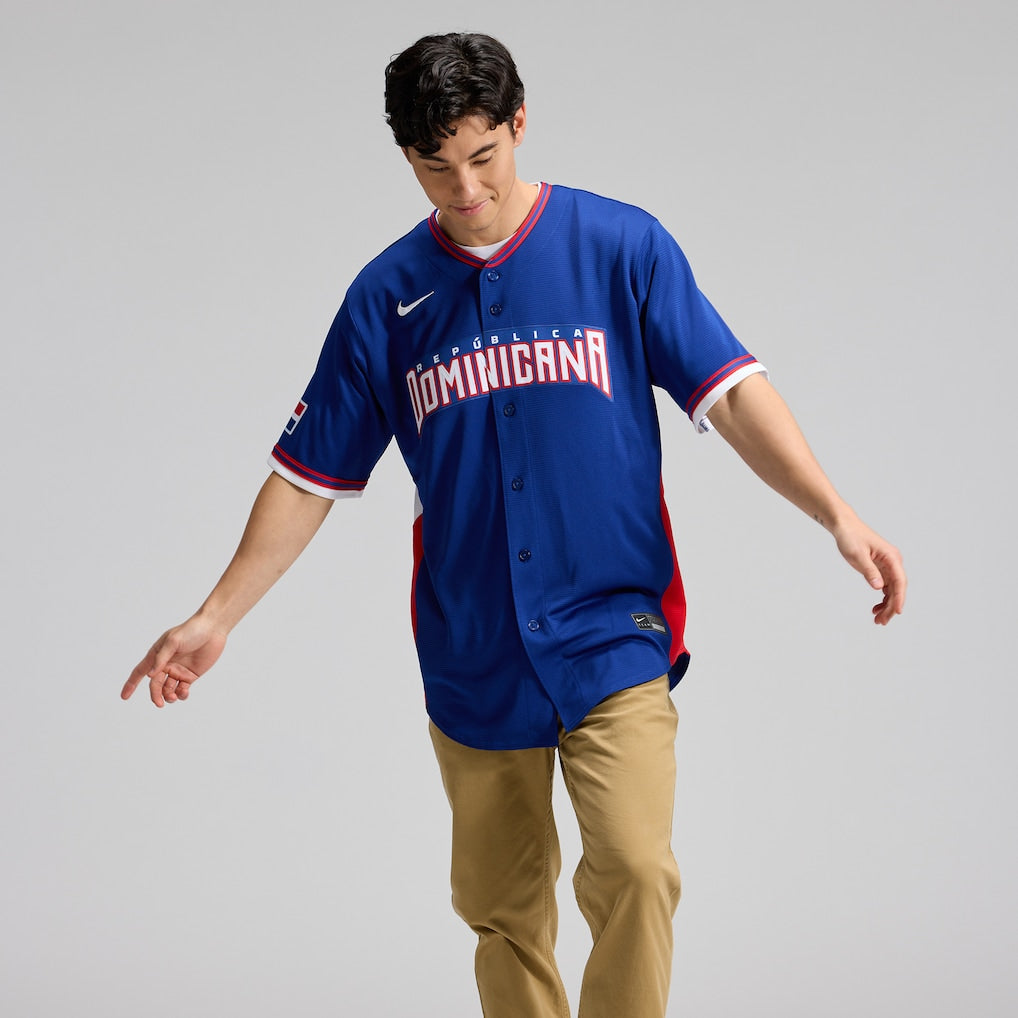 Jersey Beisebol Republic Dominicana WBC 2026 Blue