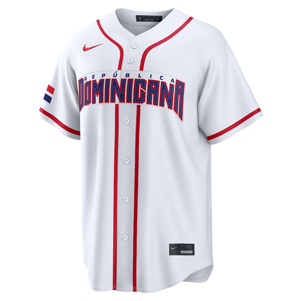 Jersey Beisebol Republic Dominicana WBC 2026 White
