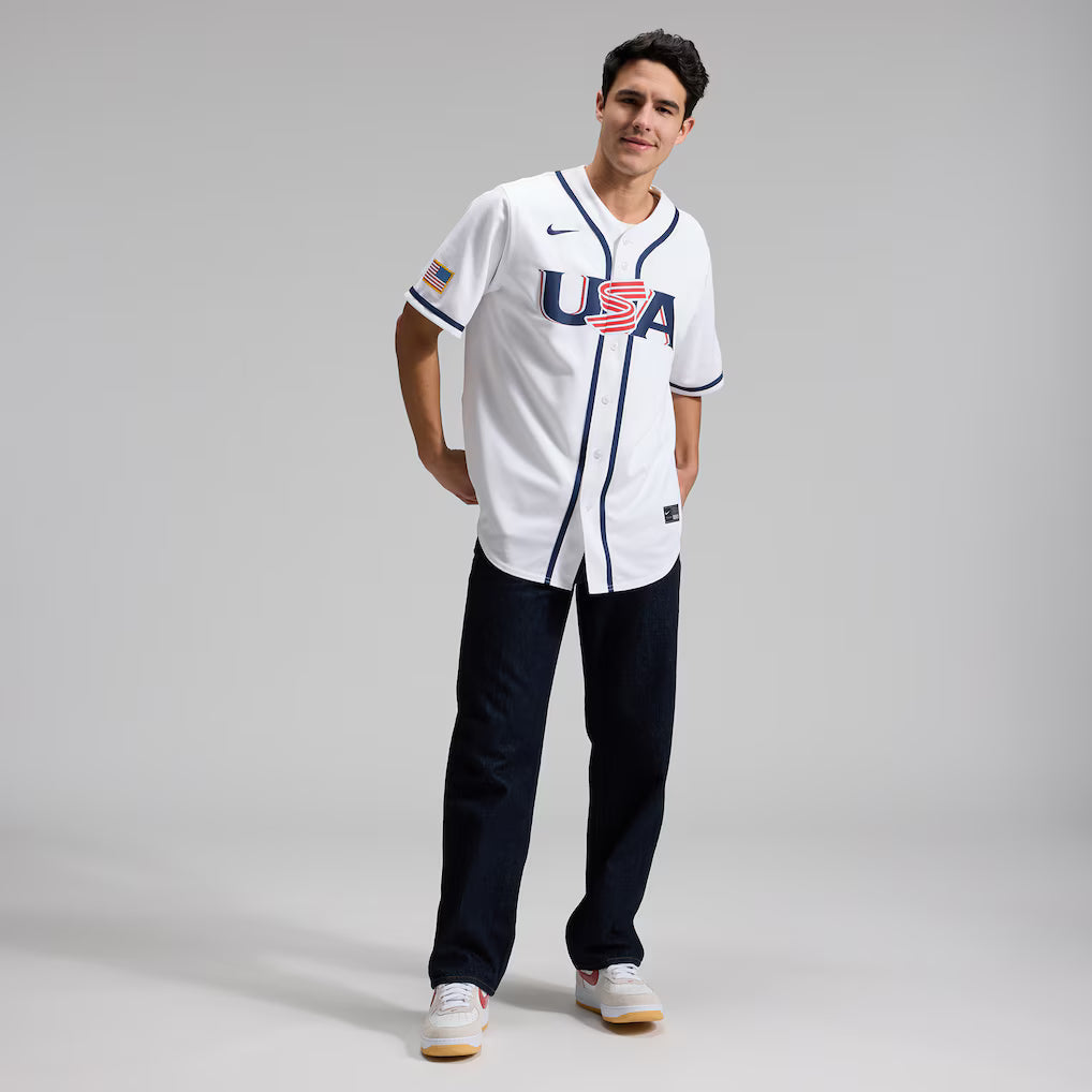 Jersey Beisebol USA WBC 2026 White