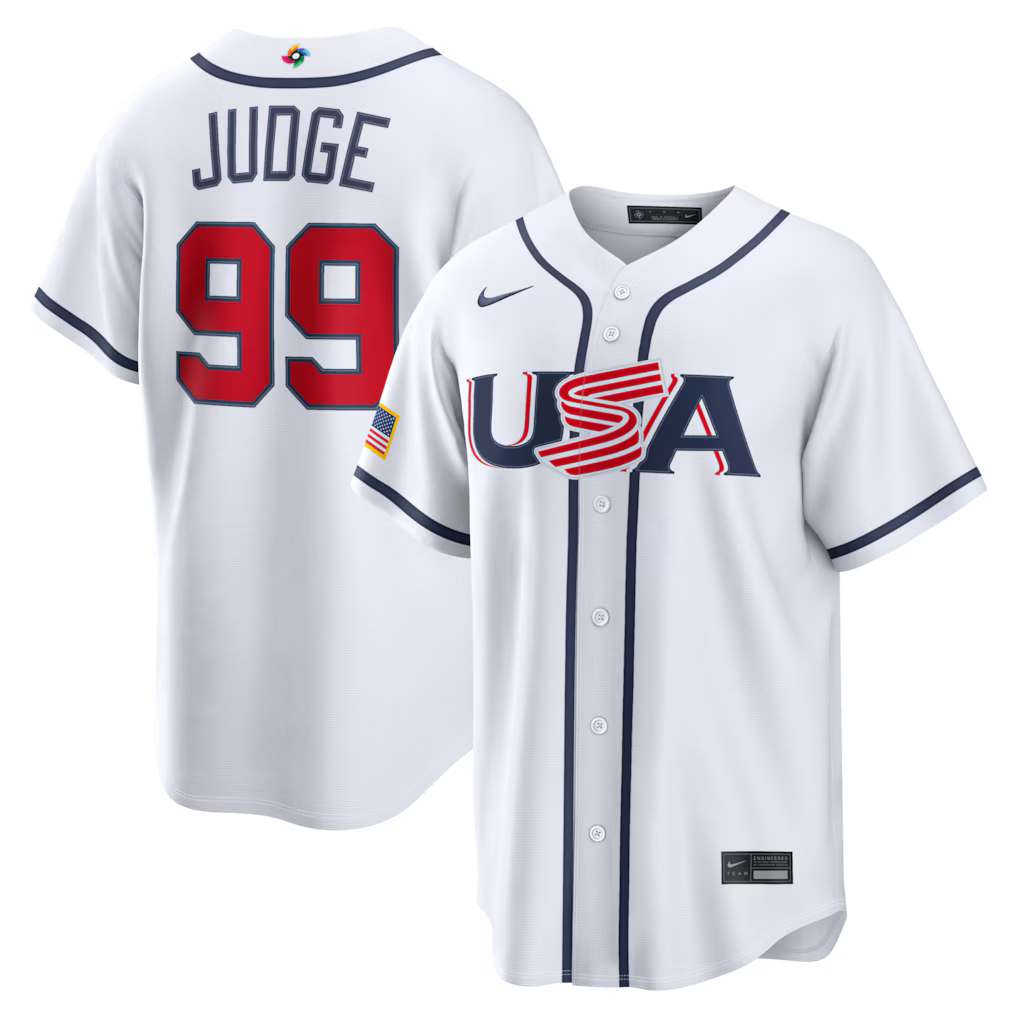 Jersey Beisebol USA WBC 2026 White