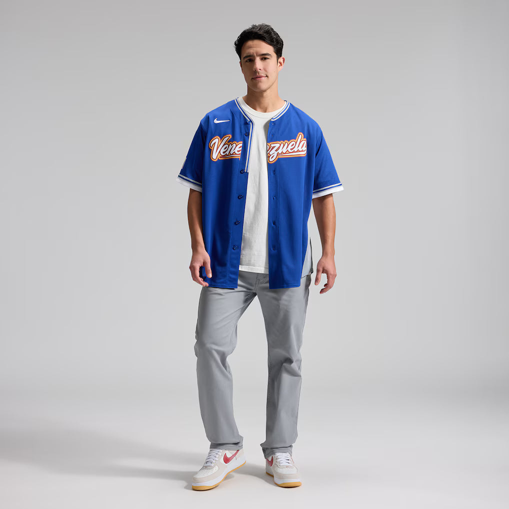 Jersey Beisebol Venezuela WBC 2026 Blue