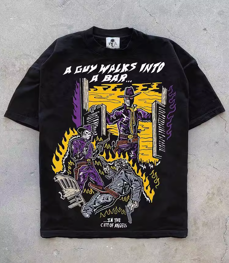 Warren Lotas NBA - T-Shirt Los Angeles Lakers "Into a Bar"