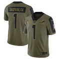 NFL Miami Dolphins Vapor Limited Jersey Salute To Service 2021