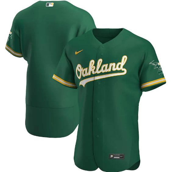 Jersey Oakland Athletics Green Authentic