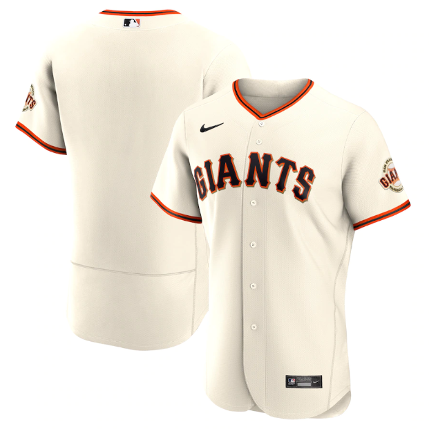 MLB San Francisco Giants Jersey Creme Authentic