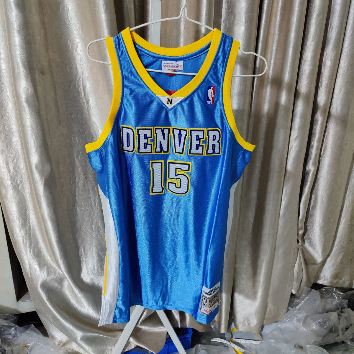 Jersey Authentic Denver Nuggets Camelo Anthony 2003/04