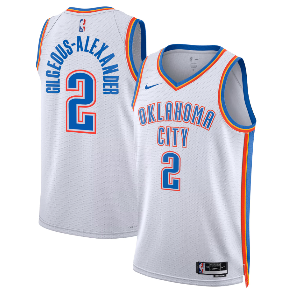 Jersey NBA Oklahoma City Thunder Association Edition