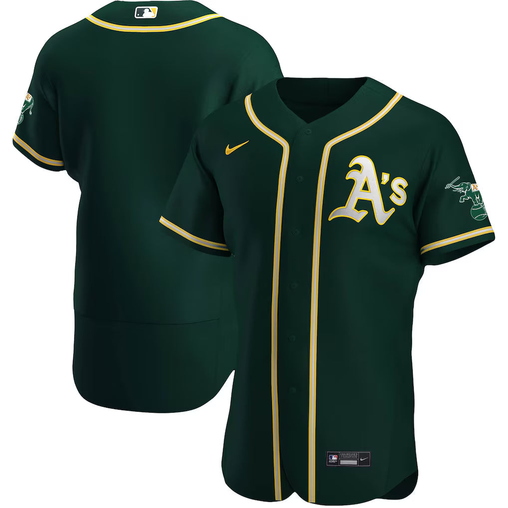 MLB Oakland Athletics Jersey Green Authentic