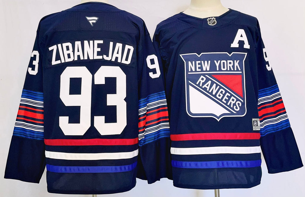 NHL New York Rangers Jersey Blue Escuro