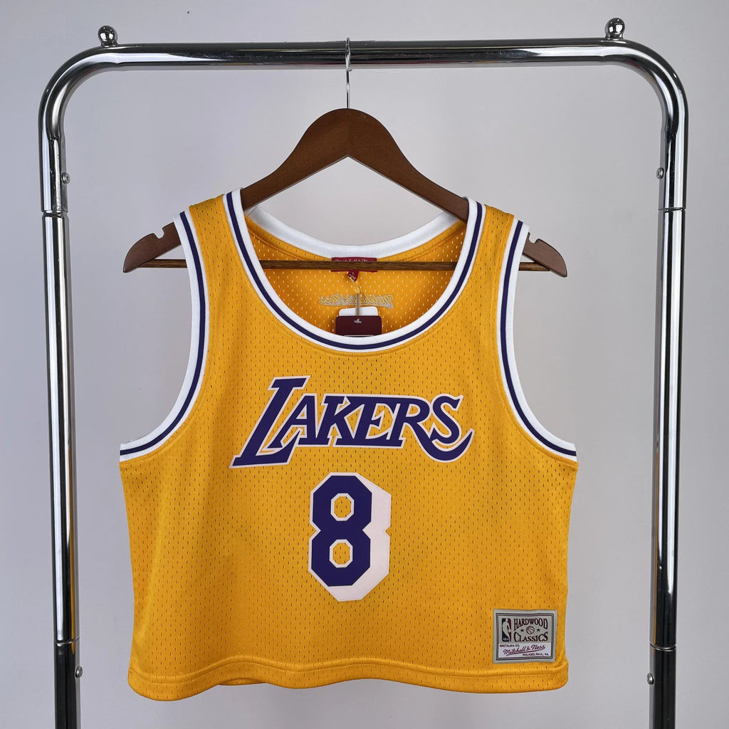 Jersey Cropped Kobe Bryant Los Angeles Lakers Mitchell & Ness Hardwood Classics