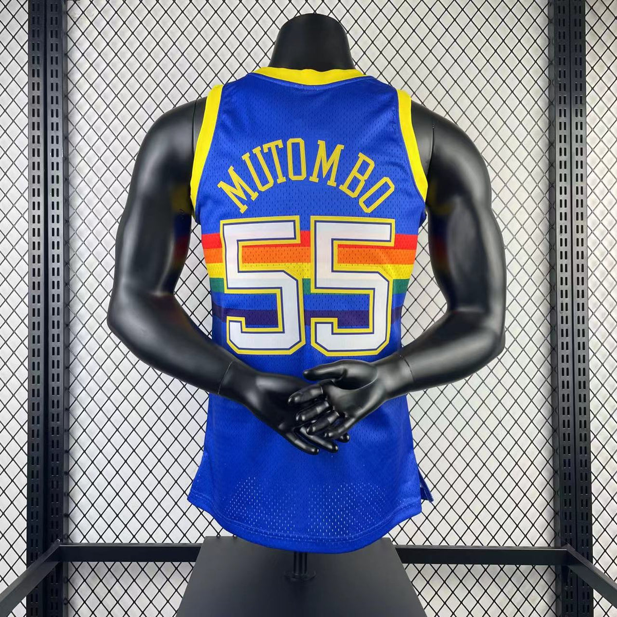 Jersey Swingman Denver Nuggets Mitchell & Ness Hardwood Classics 1991/92 Blue