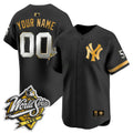 MLB 1999 Throwback Joe DiMaggio Patch Vapor Premier Limited Jersey