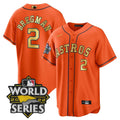 MLB 2023 World Series Orange Gold Jersey