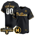 MLB 2024 NL East Division Champions & Pete Rose Patch Vapor Premier Limited Jersey