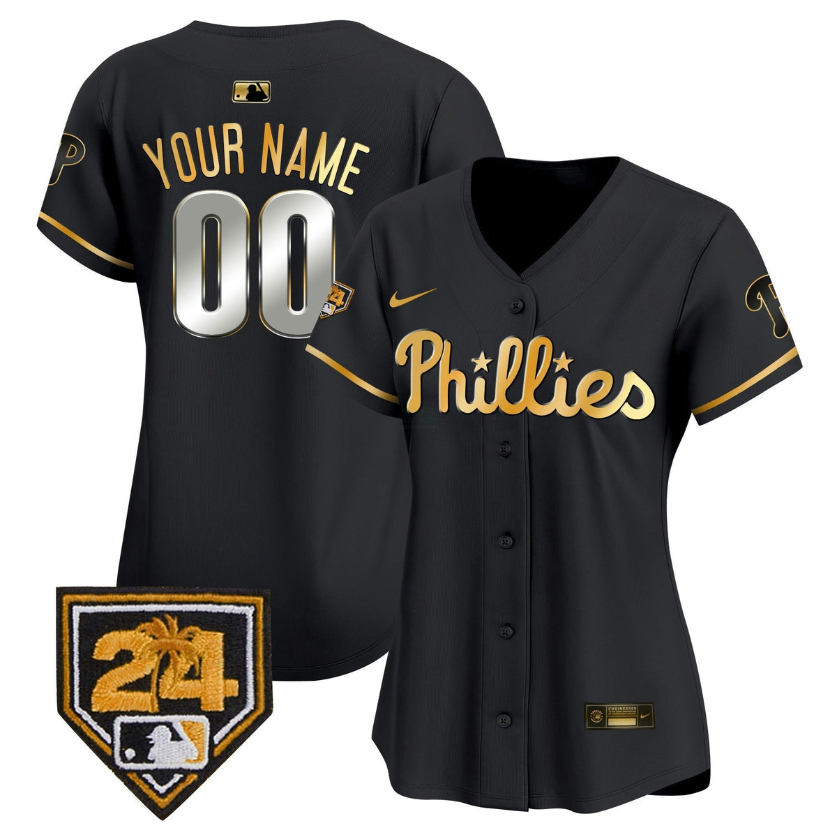 MLB Philadelphia Phillies 2024 Spring Training Patch Vapor Premier Limited Jersey
